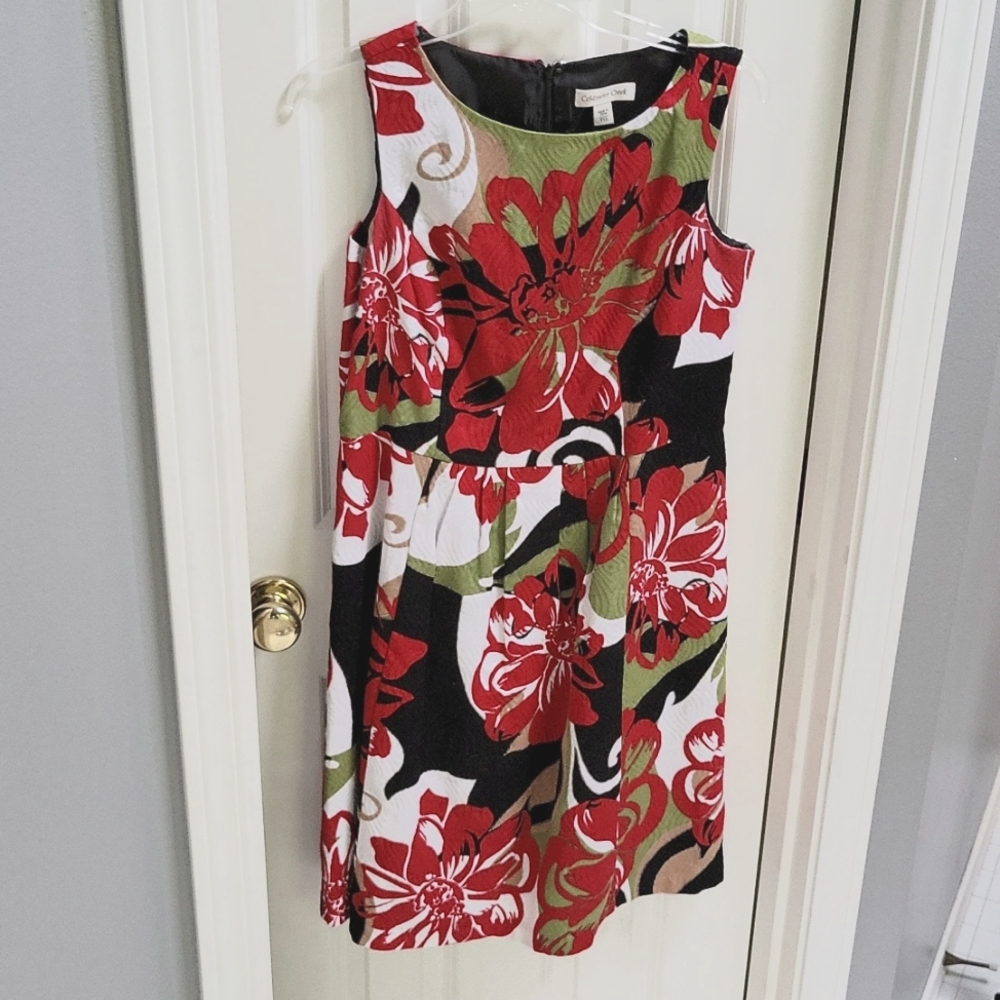 EUC Coldwater Creek Size Petite 12 Linen Blend Sleeveless Dress P12